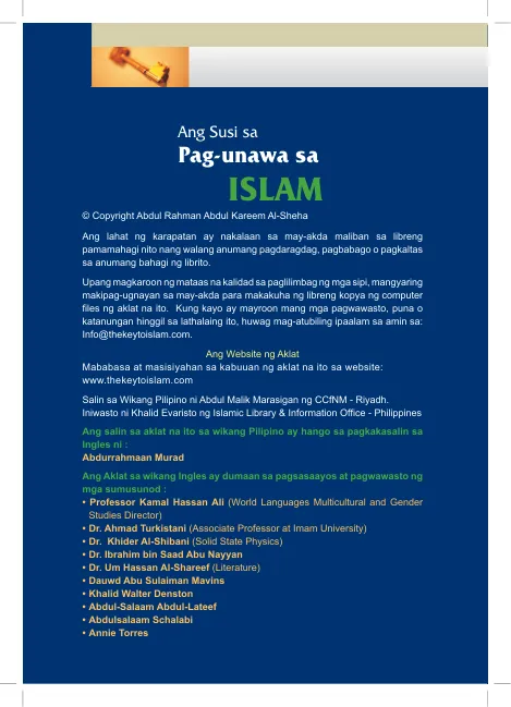 Ang susi sa pag-unawa sa Islam